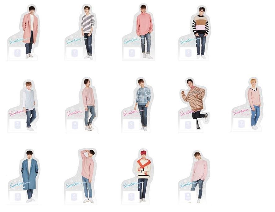 SEVENTEEN museum JAPAN OFFICIAL GOODS WOOZI POP UP STAND STANDEE