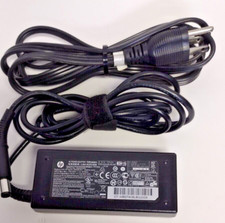 HP AC ADAPTER, PPP009A, 65W, 18.5V 3.5A w/power cord.