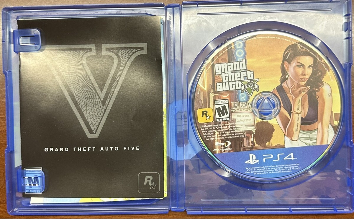 Grand Theft Auto V (Sony PlayStation 4, 2014) | Great Condition
