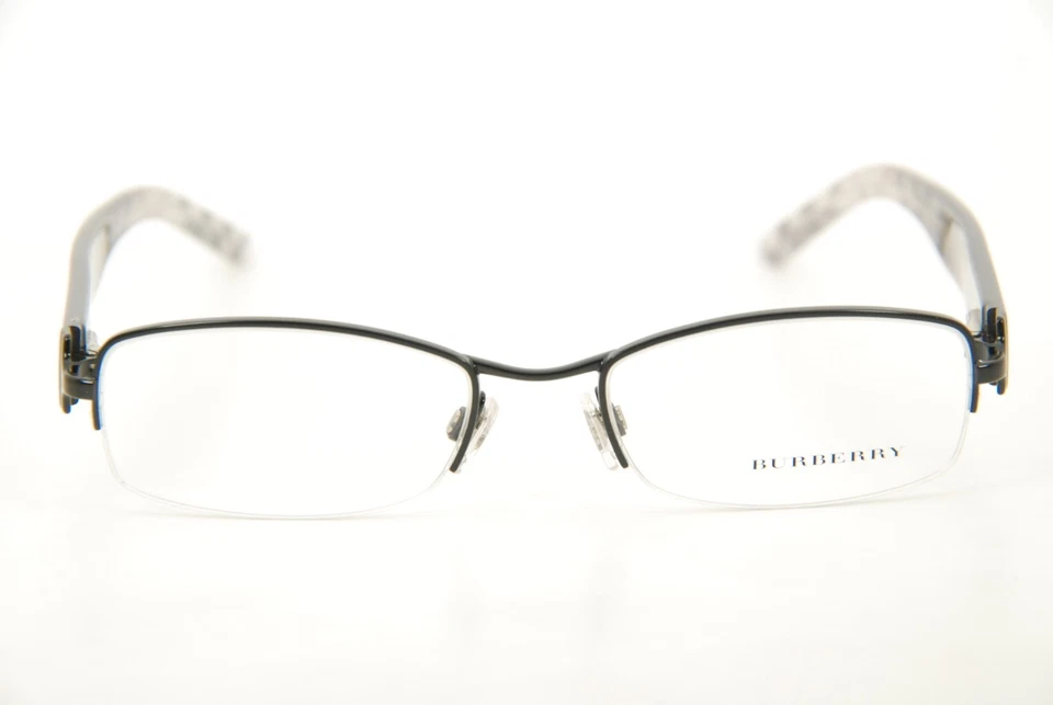 Auténticas gafas Burberry 1169 1001 negras/grises a cuadros 51 mm monturas gafas RX Foto 2 de 4