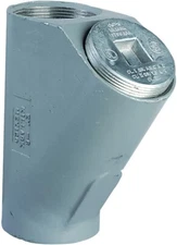 Killark EY-4, 1-1/4", Aluminum, Female/Female, Hub, Sealing Fitting, 1pc