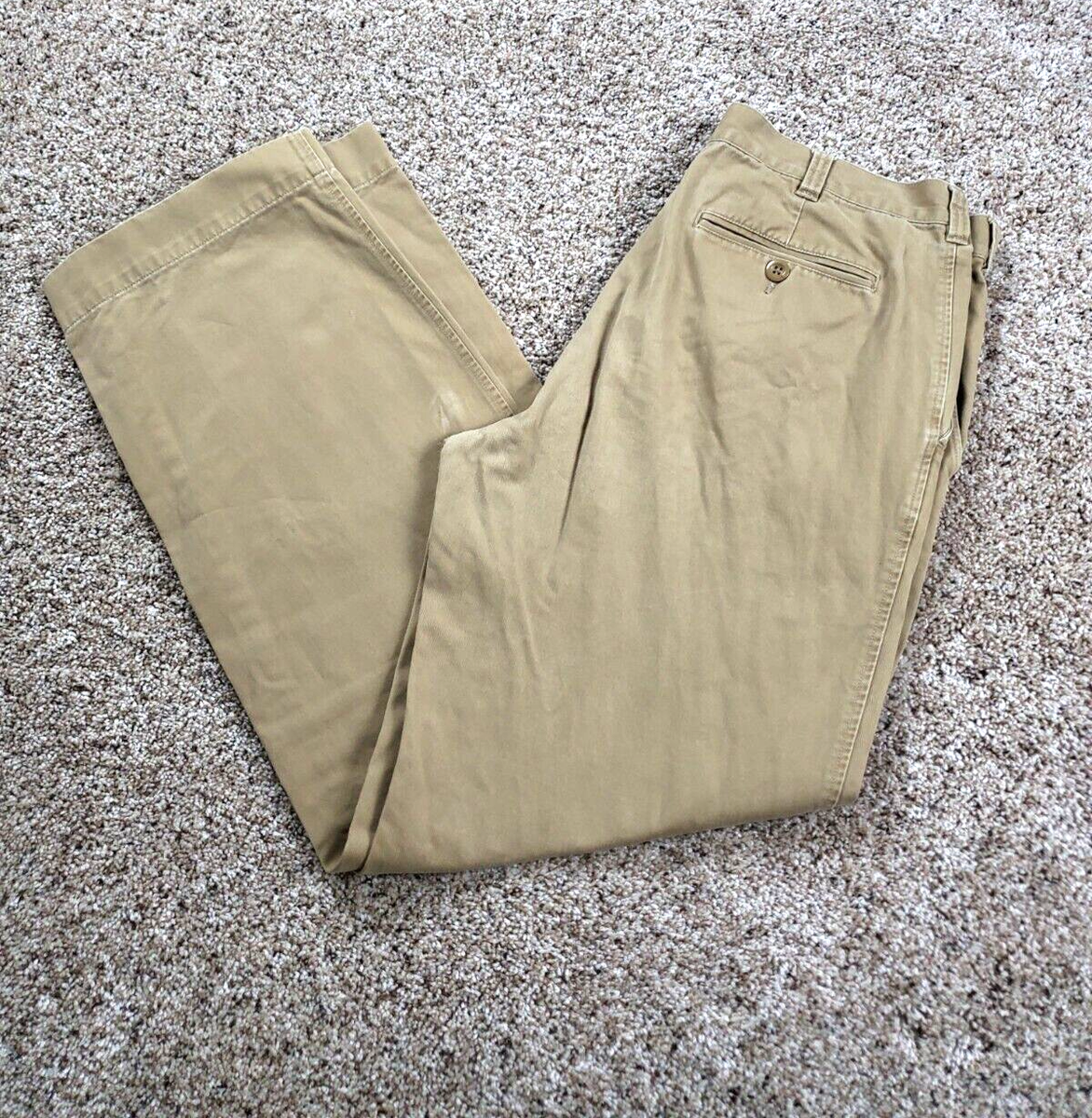 Vintage Abercrombie & Fitch Chino Pants 34x32 Men Brown Vintage Abercrombie & Fitch Chino Pants 34x32 Men Brown