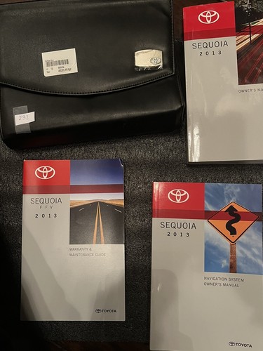 2013 Toyota Sequoia Owners Manual User Guide OEM - Picture 2 of 5