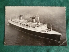 Old postcard postcard liner FRANCE - stamp of France Southampton