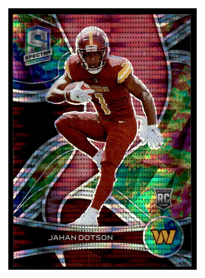 2022 Panini Spectra #148 Jahan Dotson Celestial #/99