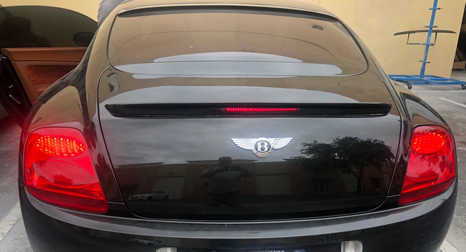 Lip Spoiler with Light Luxe-GT Style For Bentley Continental 2005-2011