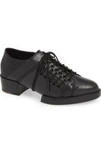 Kelsi Dagger Black Taylor Split Sole Derby Shoes Sz 8.5