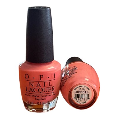 OPI ''Sorry I'm Fizzy Today'' Pink Creme Nail Polish (NL C35) 0.5oz