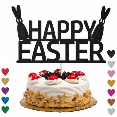 Osterfeier Tortenaufleger Frohe Ostern Party Deko Hase Kaninchenohr