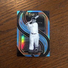 johnny mize 2025 Panini Select Premier Level Light Blue Prizm #d 155/199 SP