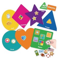 Shape Sorter Toy for Toddler, Shape Puzzles and Matching Games Shape Sorting