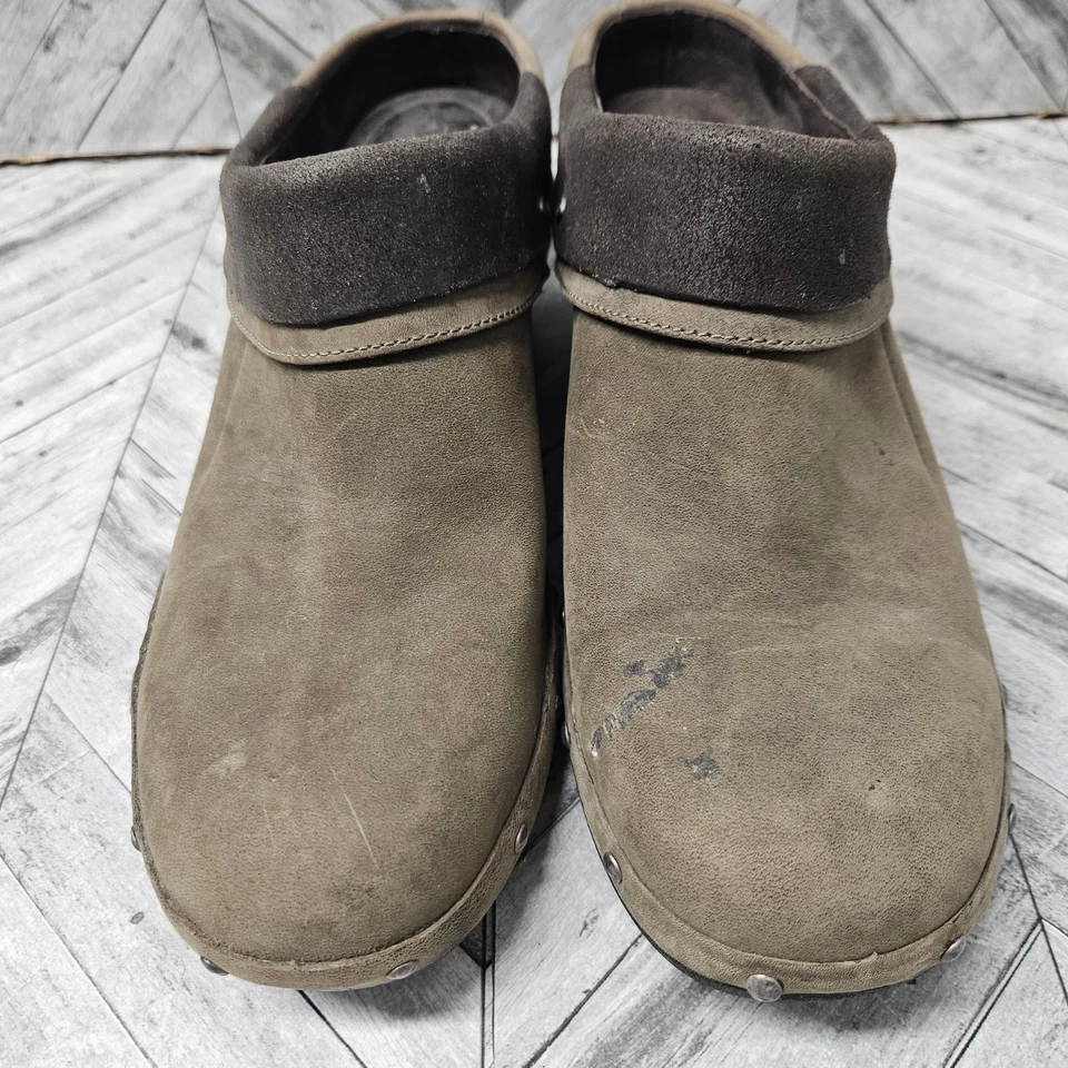 Merrell Drizzle Mujer 10 Marrón Cuero Zueco Mula Zapato Sin Cordones J56086 Foto 2 de 4