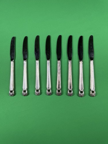 Lot of 8 Vintage 1847 Rogers ETERNALLY YOURS KNIVES Flatware 9 1/4"