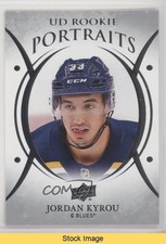2018-19 Upper Deck UD Portraits Rookies Jordan Kyrou #P-85 READ vm9