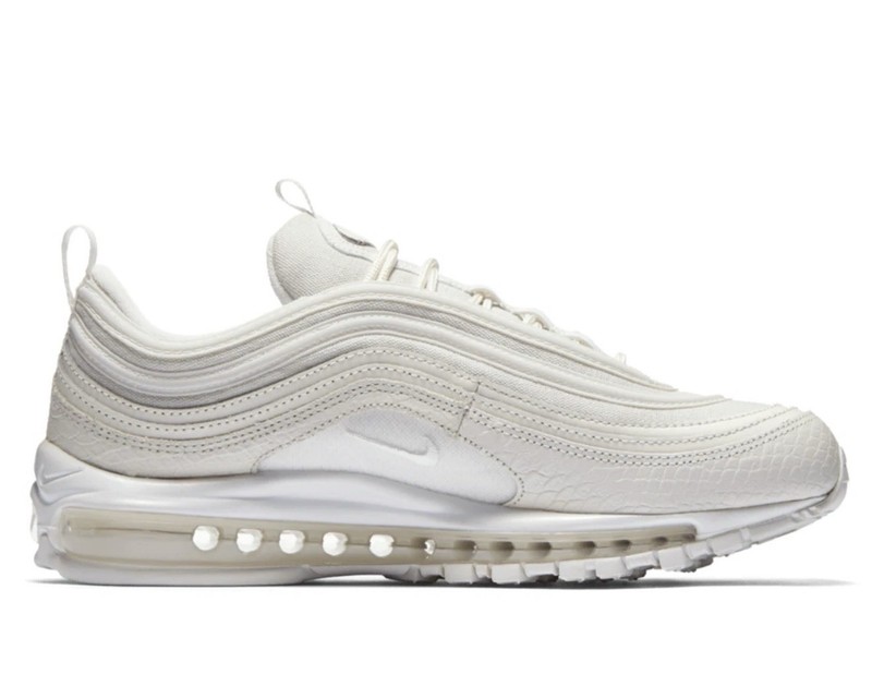 Nike Air Max 97 921733-100 White Sneakers Women's Size 10 - Leather Shoes ‘18