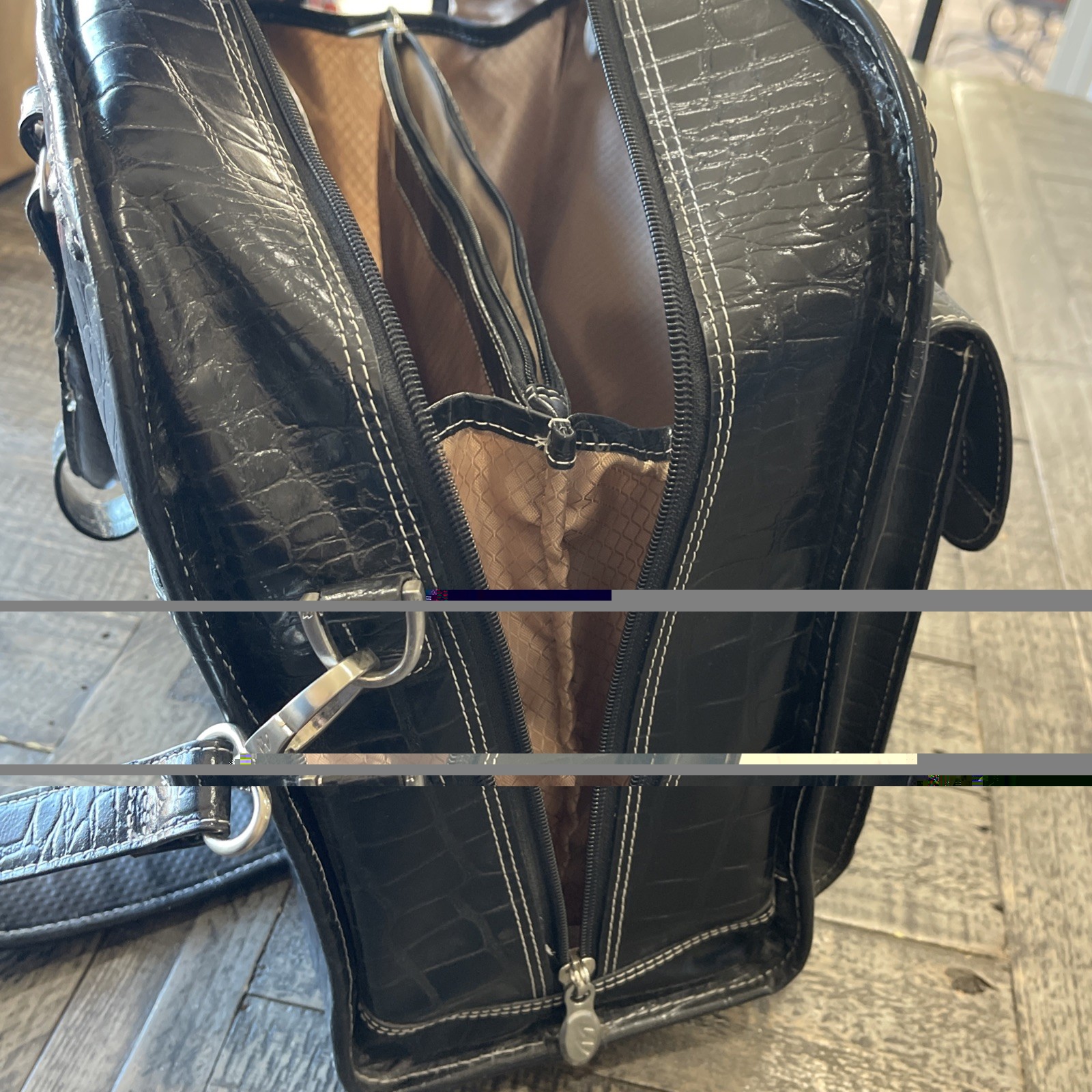Laptop Bag Case alligator patterned, Messenger Bu… - image 11