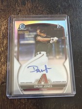 2023 Bowman - Chrome Prospect Autographs Druw Jones #CPA-DJ Refractor /499 (AU,