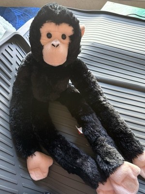 Wild Republic Chimpanzee Plush 20  Long Arms Black Monkey Stuffed Animal