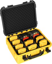 Storage Case for Dewalt 20V Battery: Waterproof Hard Carrying Cases for Dewalt 2