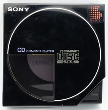 Vintage Sony D-5 Discman Przenośny odtwarzacz CD z zasilaczem sieciowym, działa, wymaga naprawy