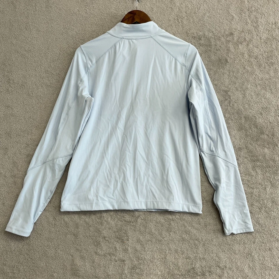 Mondetta Mujer M Azul Claro Manga Larga Media Cremallera Pullover Sudadera Foto 3 de 4