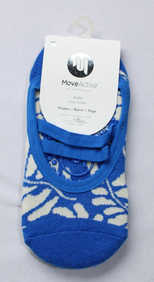 MoveActive Women's Crew Grip Pilates Socks Assorted Colors & Sizes