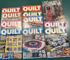 Lot Of QUILT Books 1995-1997 Plus 70s Modern Patchwork Book