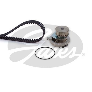 GATES Courroie avec Pompe à Eau Convient pour Opel Ascona Astra Calibra - Photo 2/3