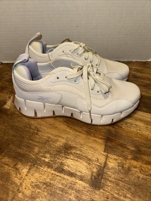 Reebok Zig Dynamica Women s 8.5 M Whisper White/Lucid Lilac/Gum