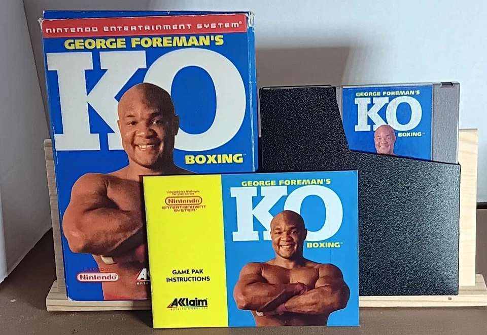 George Foreman's KO Boxing (Nintendo, 1992) w/ Manual, Sleeve & Box - No Poster. - Image 2 of 2