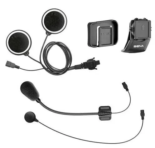 Sena Motorcycle Motorbike Helmet Clamp Kit Black For 10C Evo Bluetooth System