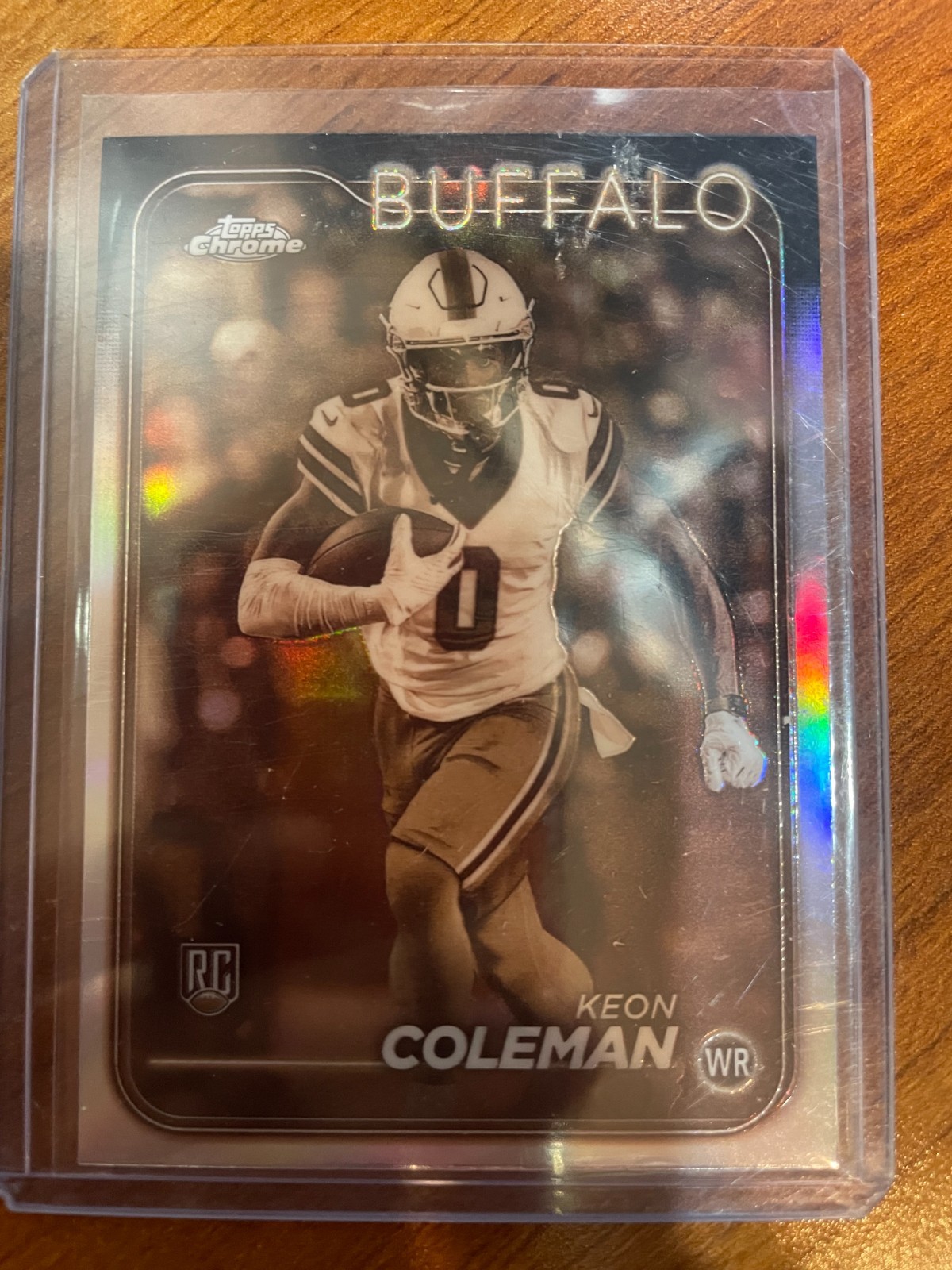2024 Topps Chrome - Rookies Keon Coleman #209 Sepia Refractor (RC)