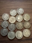 14 Silver Roosevelt Dimes Lot Of 14 dimes 1946-1964 90% Silver