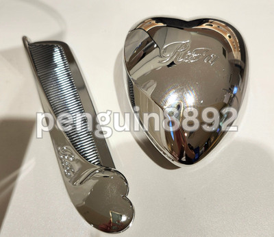 ReFa Heart Brush Mini Silver + Comb Aira Set Detangling Travel Japan Official