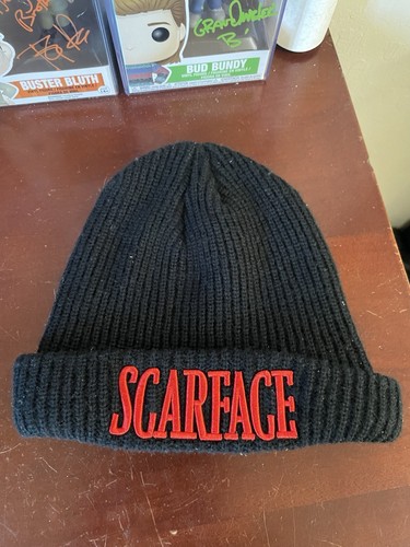 Scarface x Shoe Palace Beanie - schwarz mit rot - Bild 1 von 3