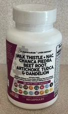 Clean Nutraceuticals Milk Thistle NAC Chanca Piedra Beet Root Supplement 60 Cap