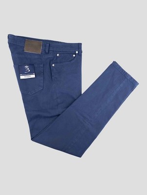 NEW BARBA NAPOLI BLUE COTTON EA JEANS Jeans EUB 38 BJZ12