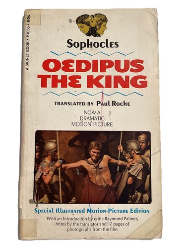 Sophocles Oedipus The King 1st Printing 1968 Signet - HIGHLY MARKED WITH NOTES - Picture 1 of 16