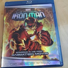 The Invincible Iron Man (Blu-ray Disc, 2008) Marvel Animated Movie