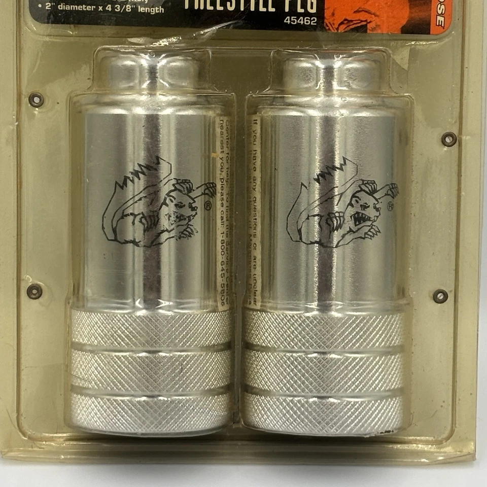 Clavijas de BMX estilo libre de gran tamaño Mongoose cromadas 45462 de colección Foto 2 de 4