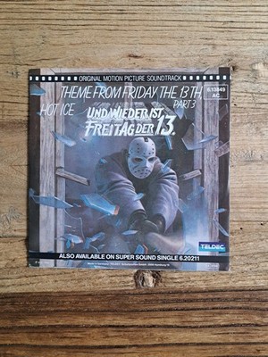 Vinyl Single Theme From Friday The 13 Th Part 3  & Rock Bottom von Hot Ice