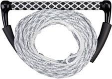Wakeboard/Kneeboard Rope with Handle,Grey