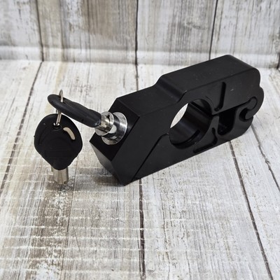Motorcycle Bike ATV Handlebar Grip Brake Lever Throttle Security Lock Anti-Theft