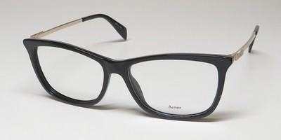 MOSCHINO 522 807 BLACK FULL RIM CAT EYE 52-15-140 FRAME WOMENS BRAND EYEGLASSES