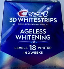 Crest 3D Whitestrips Ageless Whitening 18 Levels Whiter In 2 Weeks GREAT PRICE 