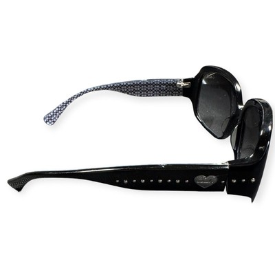 Coach S809 Black Heart Sunglasses Scarlett Silver Accents w  display picture 1