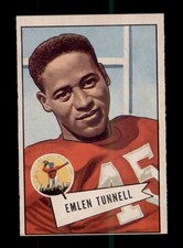 1952 BOWMAN LARGE #39 EMLEN TUNNELL NEW YORK GIANTS
