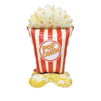 Popcorn Balloon Cinema Movie Night Birthday Party Decoration Self Standing Huge