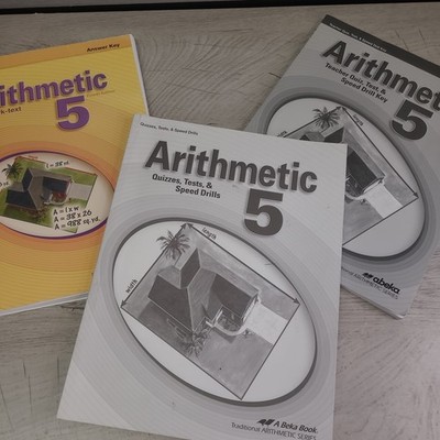 Abeka Arithmetic 5 Fourth Edition Teacher Textbook Answer Key Test & Speed Drill