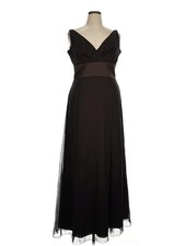 WTOO by Watters & Watters Women Black Cocktail Dress 15